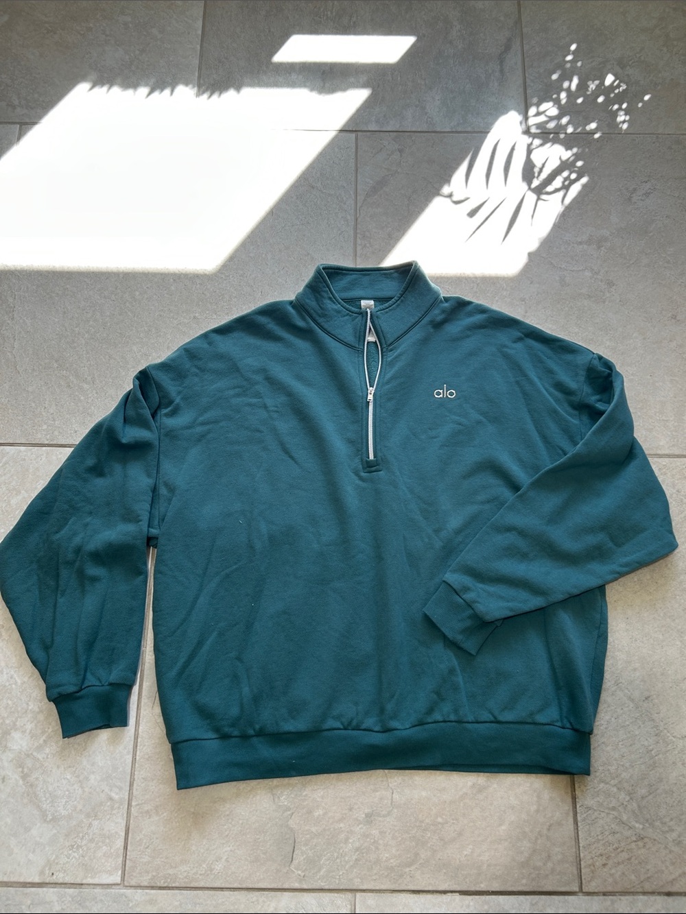 ALO Yoga Accolade 1/4 Zip Pullover XL U3040RG Unisex Women’s men’s Sweatshirt